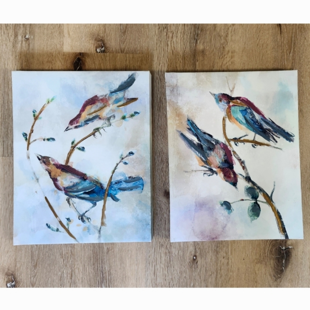 PEIR 1 Birds Wall Art Set 🐦